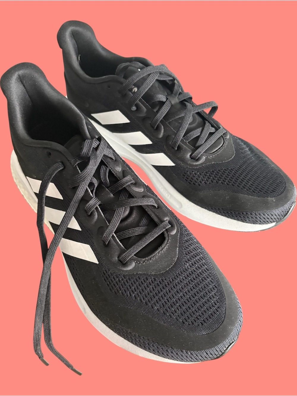 adidas Black and White Athletic Running Sneakers